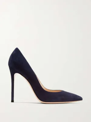 105 suede pumps