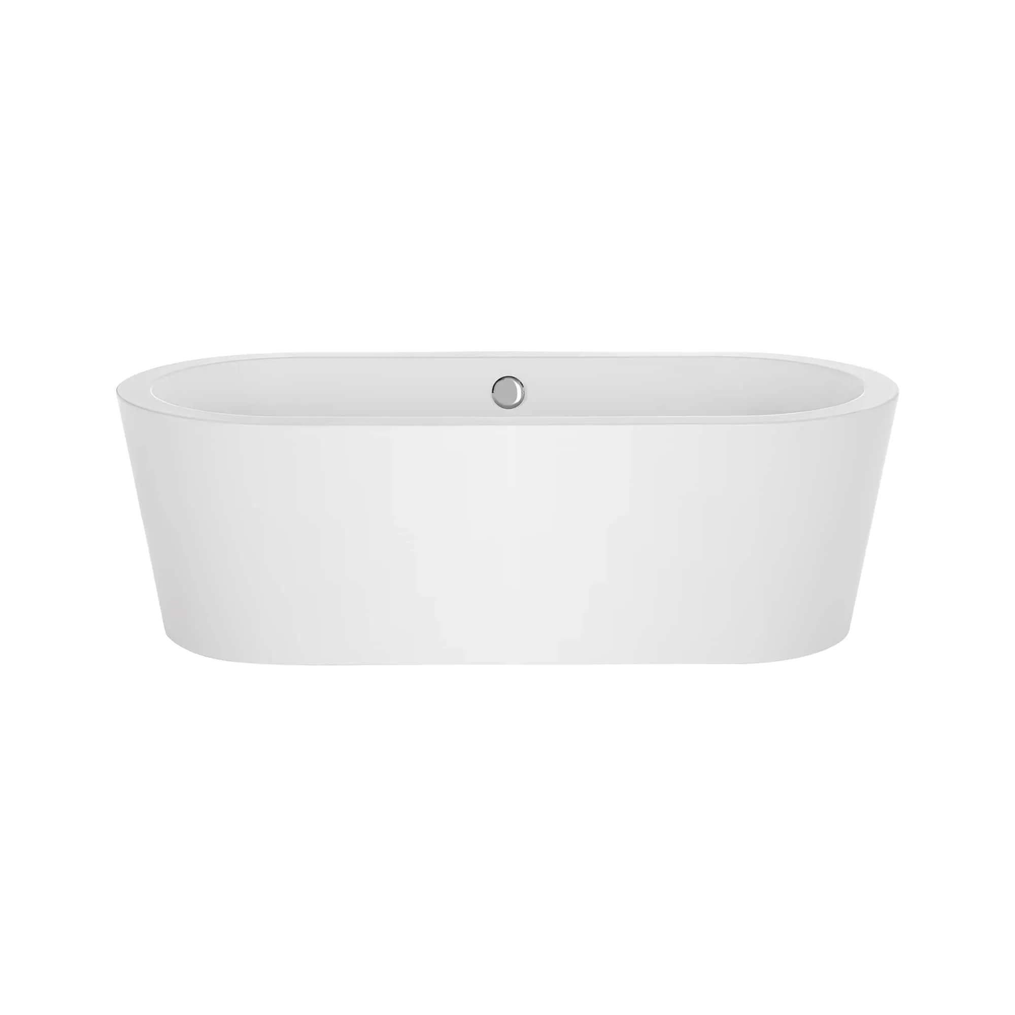 59" Freestanding Soaking Tub with Center Drain