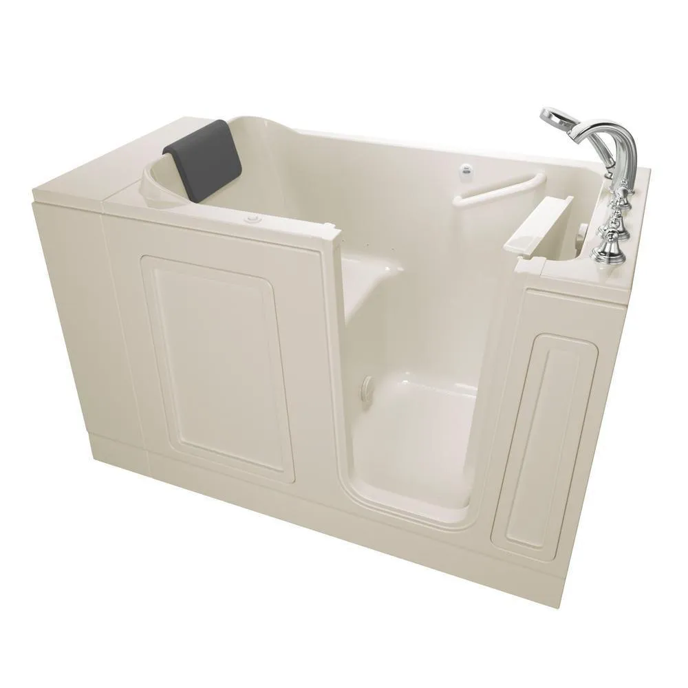 Acrylic Luxury 51 in. Walk-In Air Bath Bathtub in White