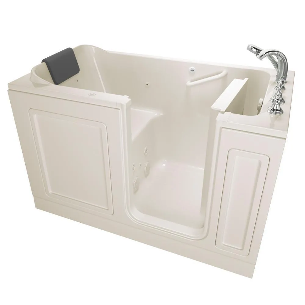 Acrylic Luxury 60 in. Left Hand Walk-In Whirlpool in White