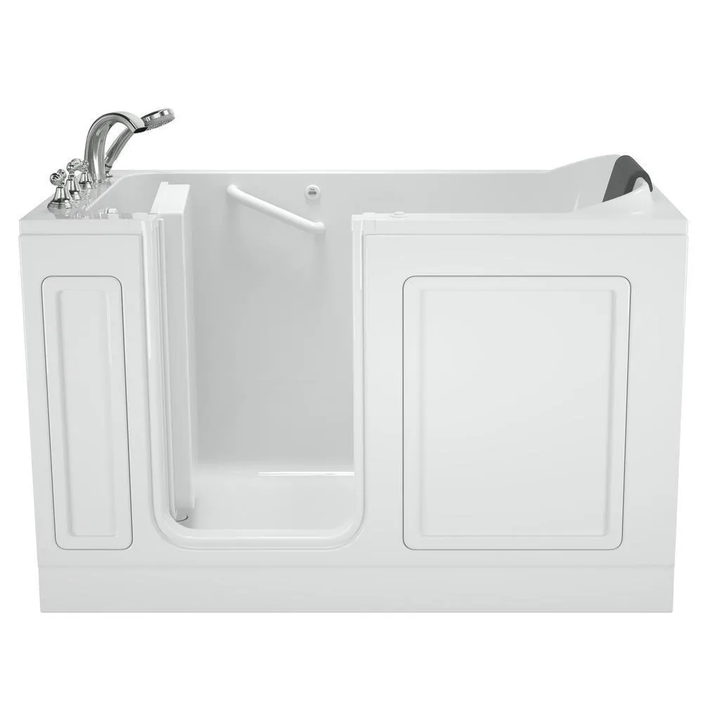 Acrylic Luxury 60 in. Left Hand Walk-In Whirlpool in White