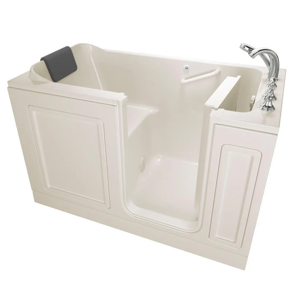 Acrylic Luxury Series 59.5 in. Right Hand Walk-In Soaking Tub in White