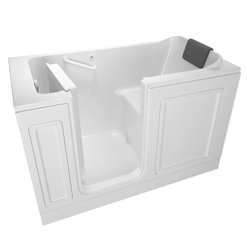 Acrylic Luxury Series 59.5 in. Right Hand Walk-In Soaking Tub in White