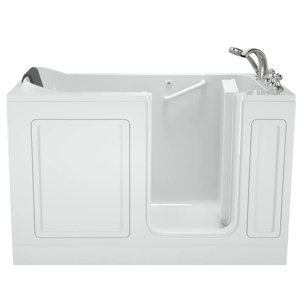 Acrylic Luxury Series 59.5 in. Right Hand Walk-In Soaking Tub in White