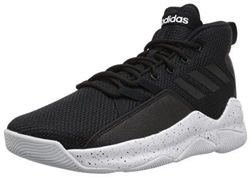 adidas Men's Streetfire Basketball Shoe, Black/White, 8 M US