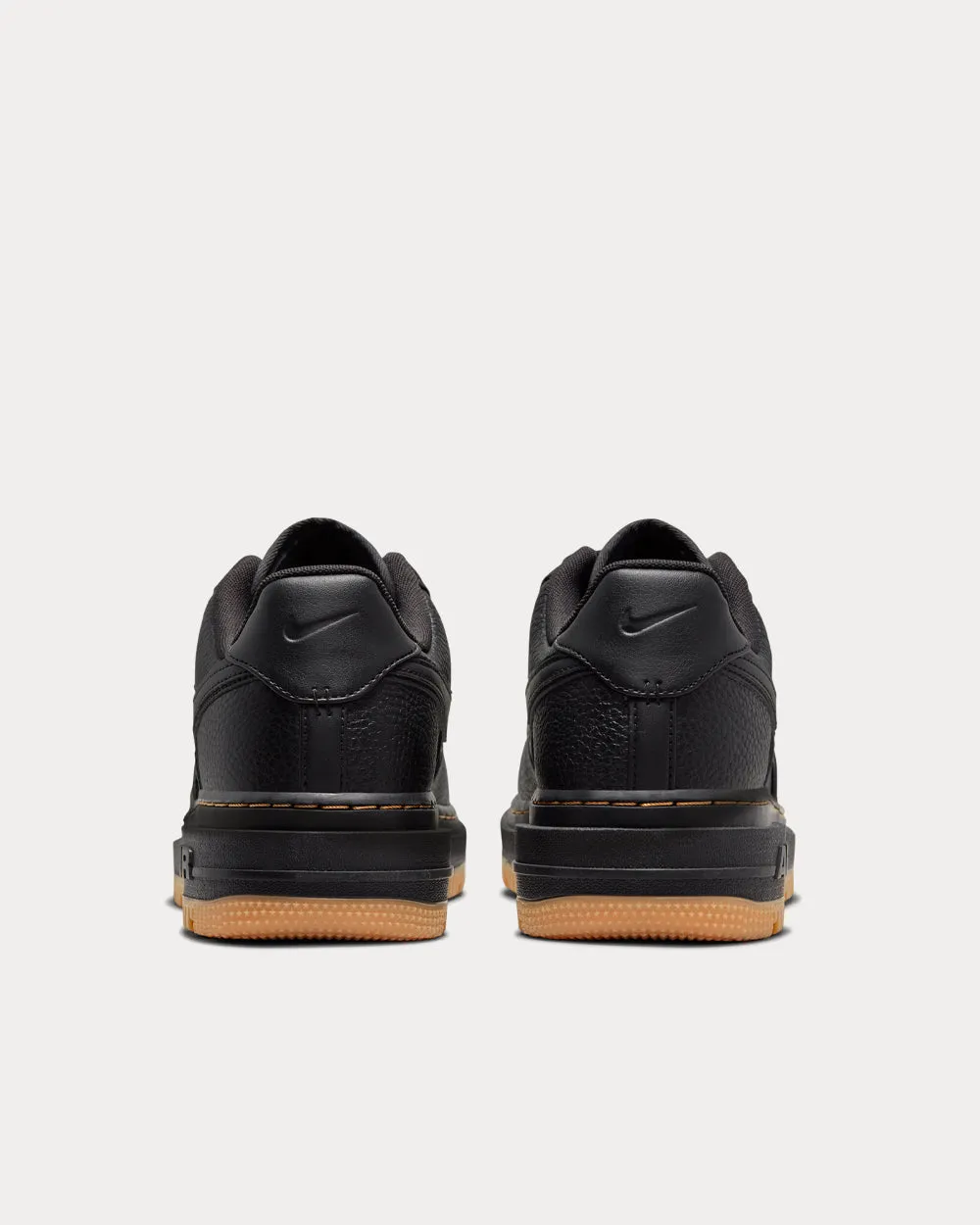 Air Force 1 Luxe Black / Buck Tan / Gum Yellow Low Top Sneakers