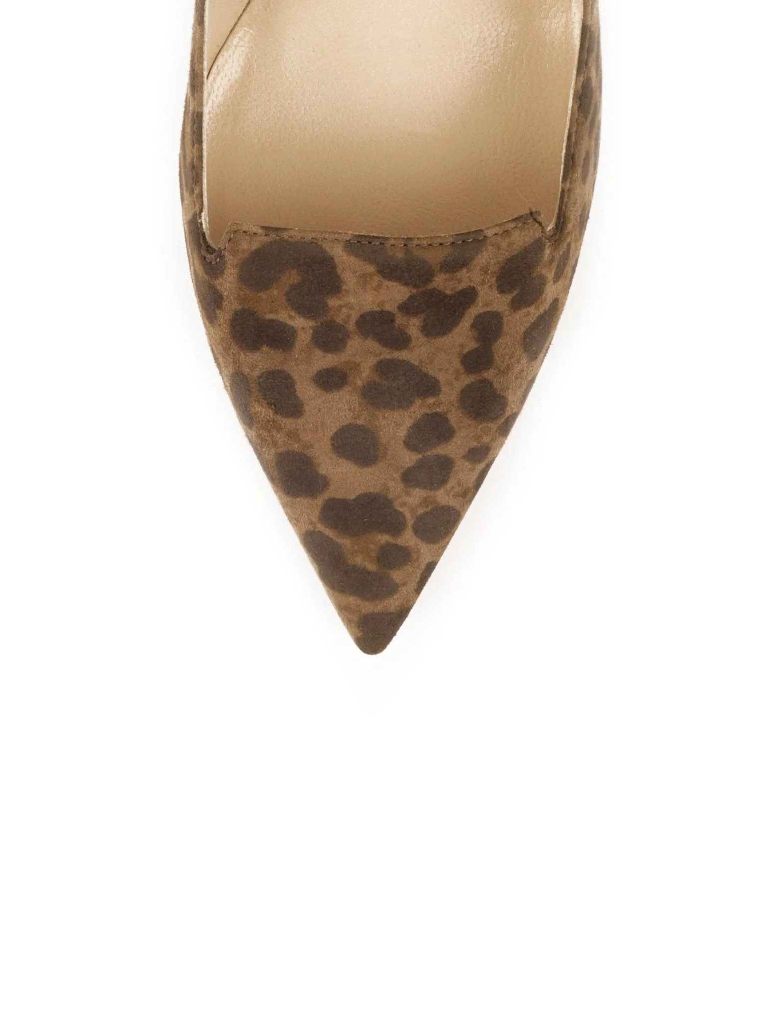 Alia Toe Suede Pump - Leopard