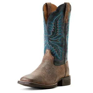 Ariat Men's Brush Creek Boot - Stone / Royal Navy