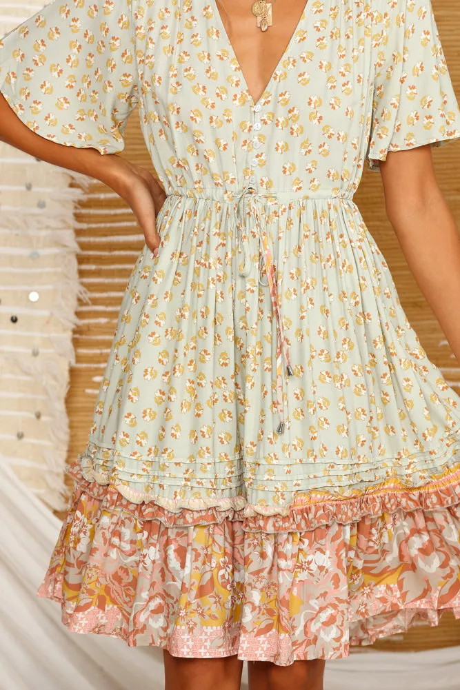 Bay Leaf Dress Sage
