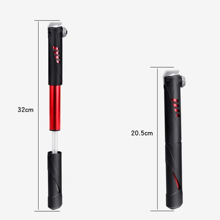 BG-Y2326 Bicycle Pump Portable Mini Home Charging Basketball Air Tube(Black Blue)