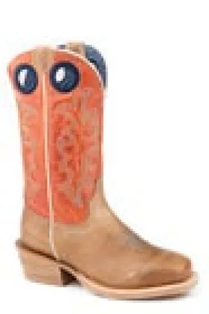 BIG BOYS WAXY TAN LEATHER VAMP