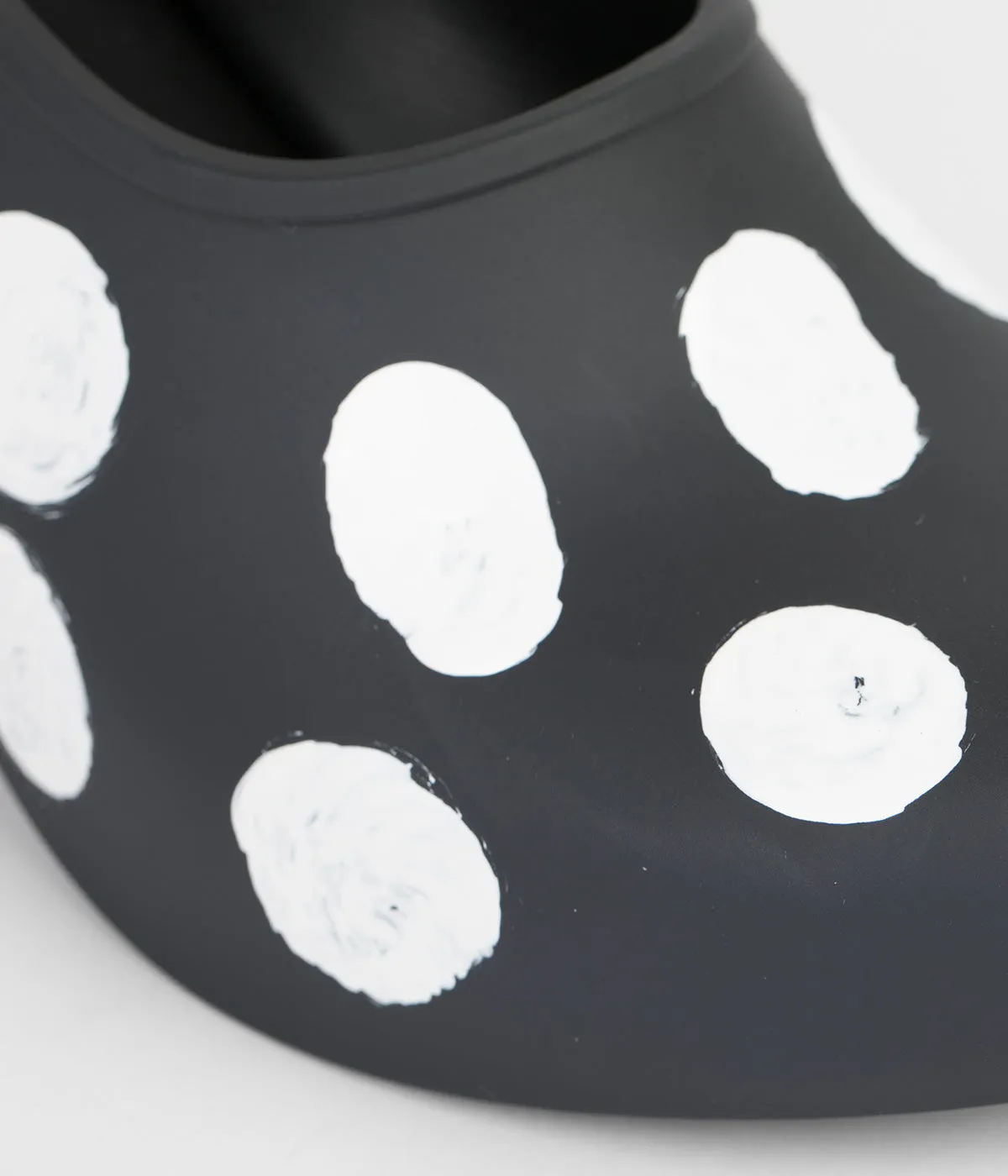 Black Polka Dot Melissa Heels