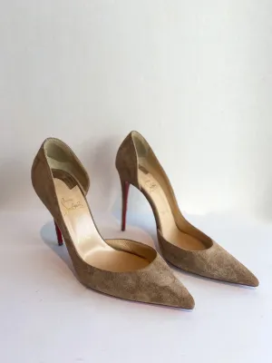 Christian Louboutin Iriza Suede Pumps