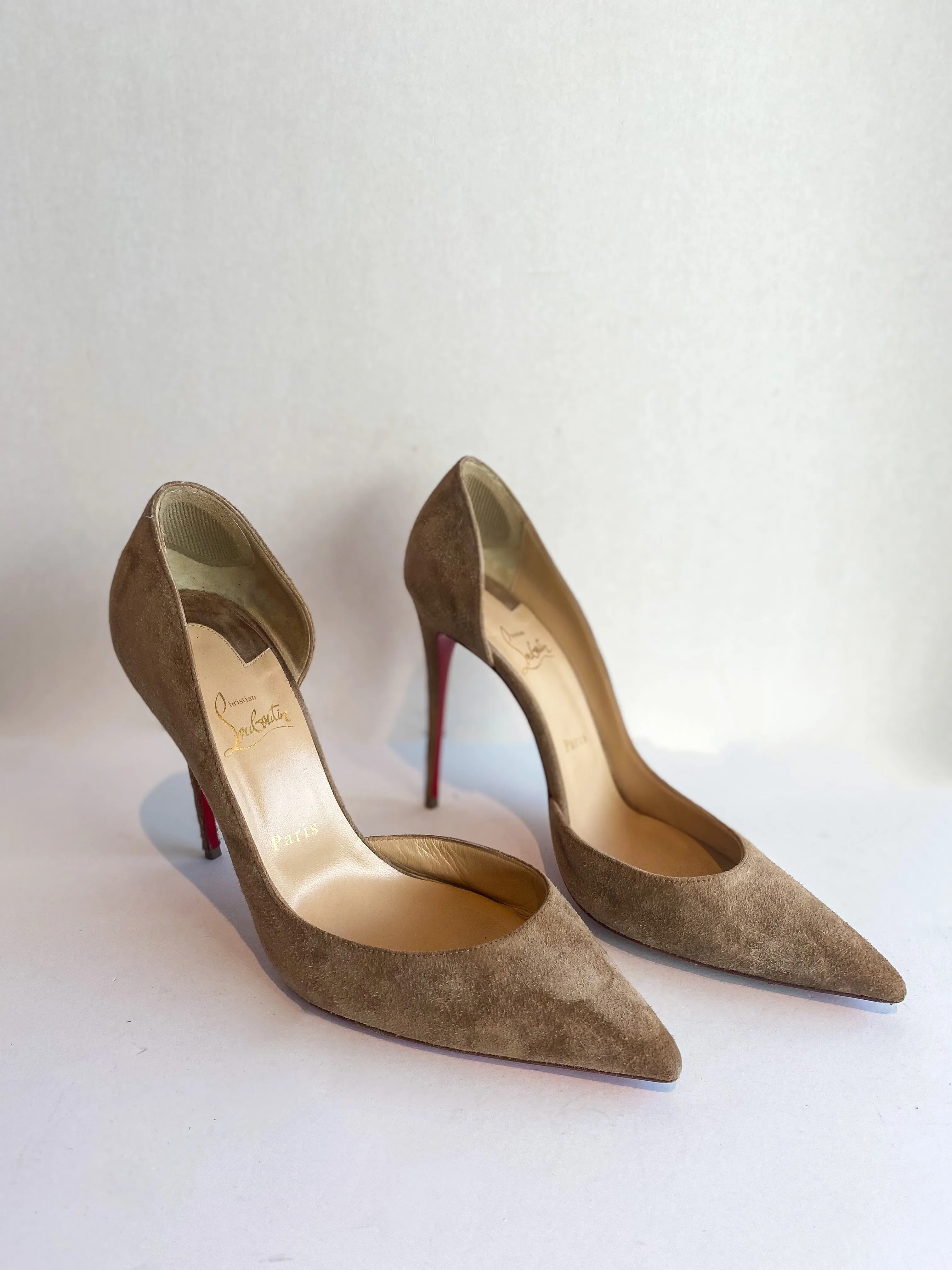 Christian Louboutin Iriza Suede Pumps