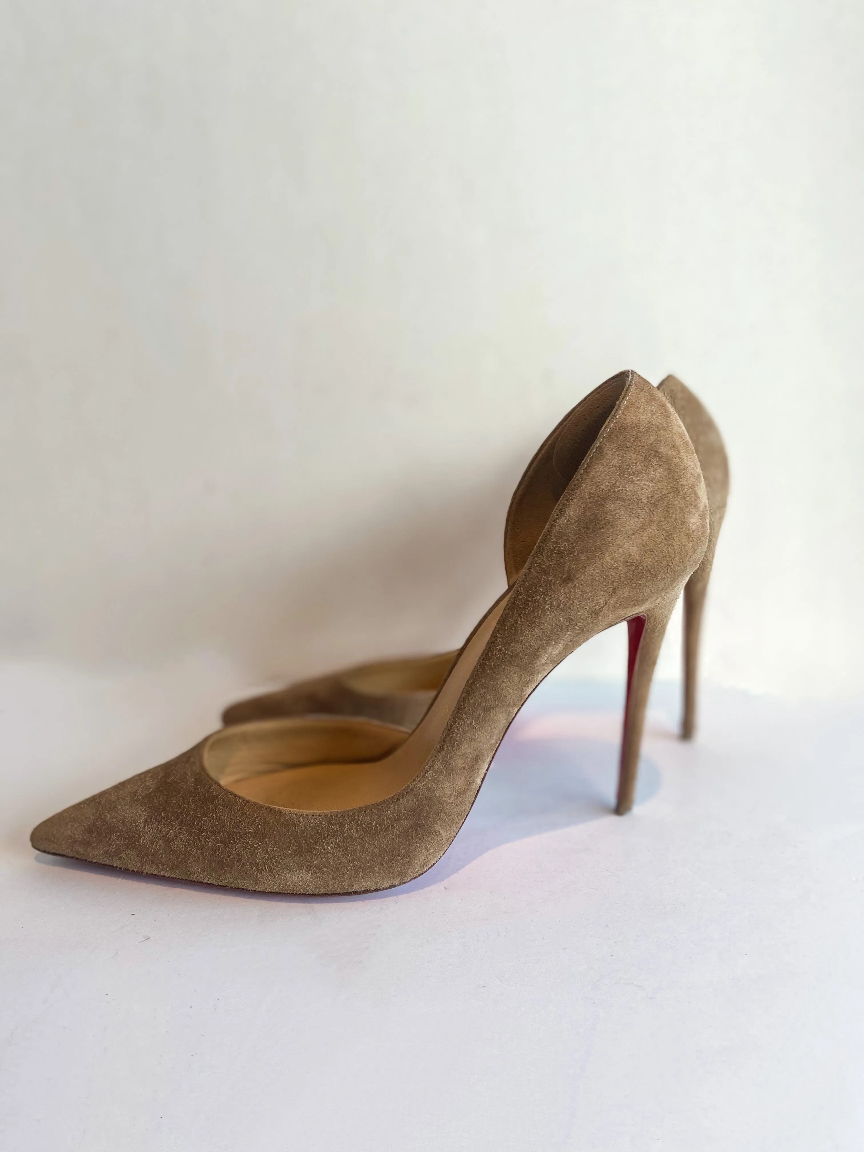 Christian Louboutin Iriza Suede Pumps
