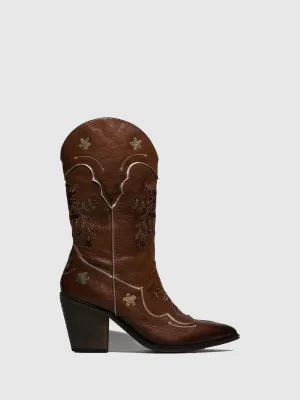 Cognac Cowboy Boots