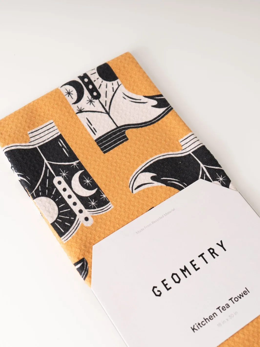 Cowboy Boots Microfiber Tea Towel