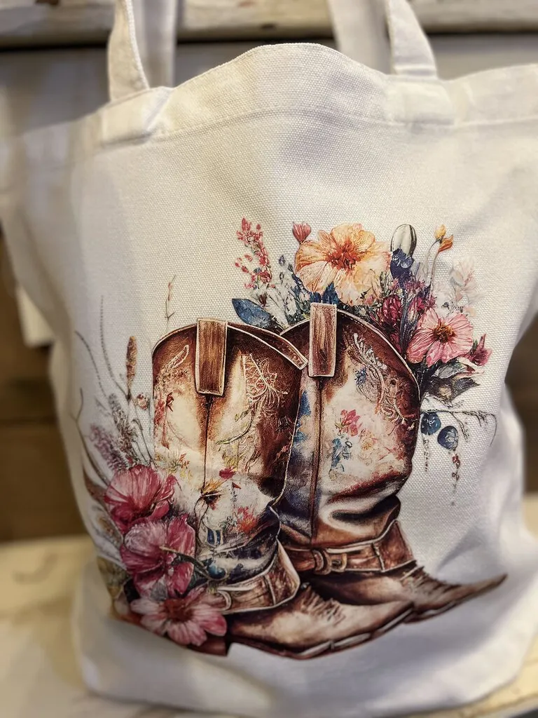 COWBOY BOOTS TOTE