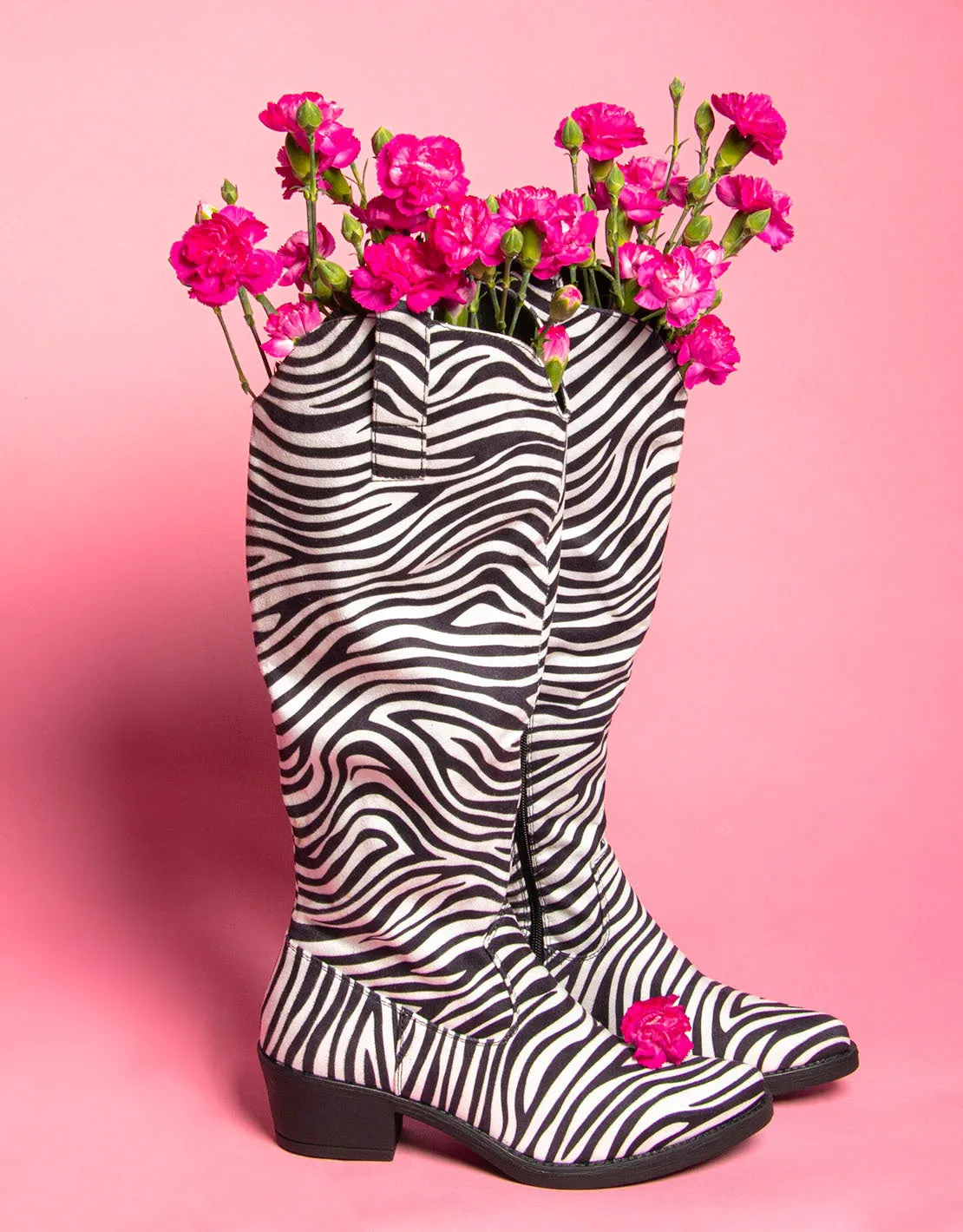 Cowboy boots zebra II