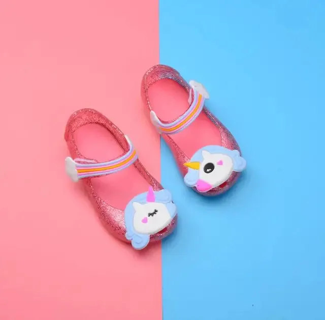 Cute Unicorn Jelly Sandals