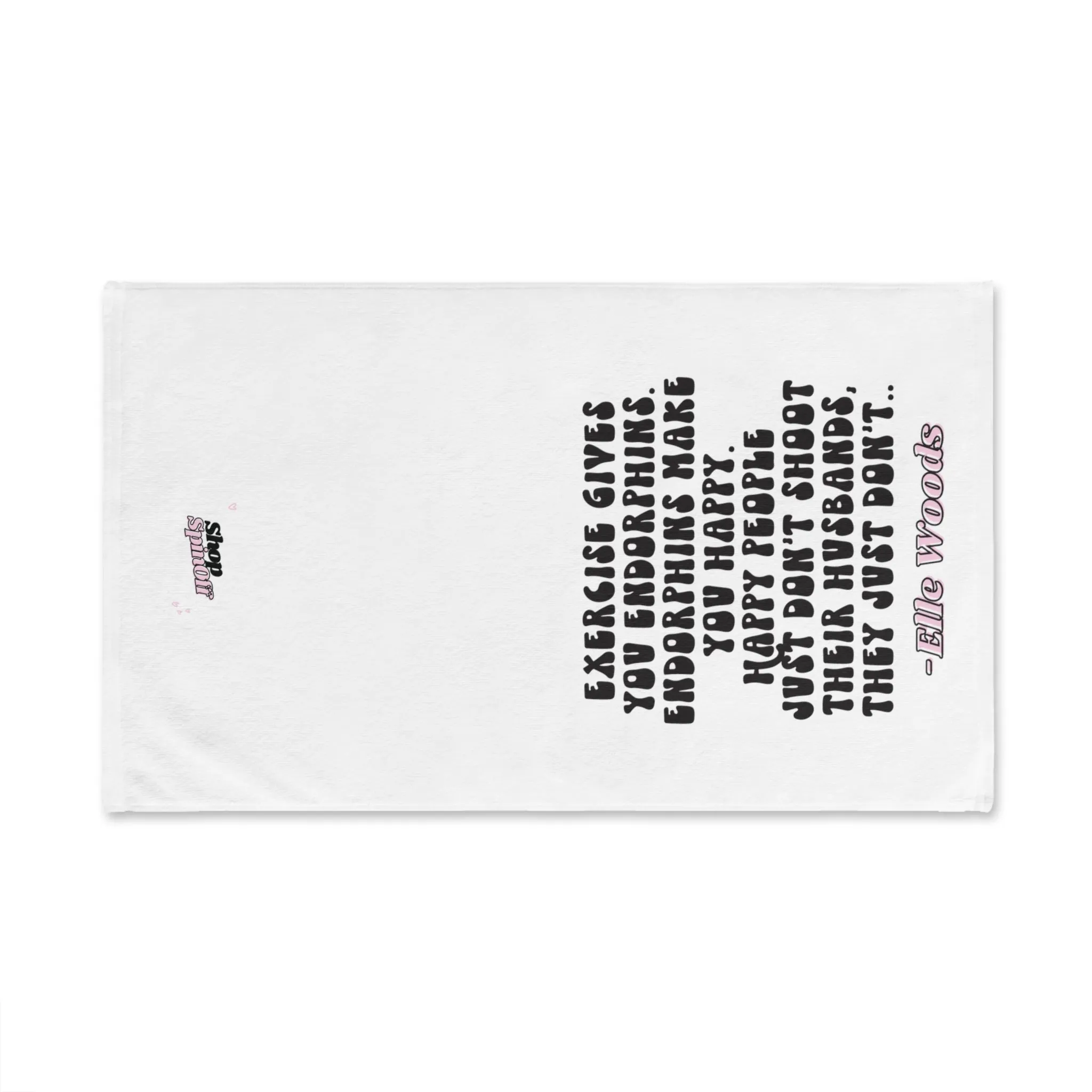 Endorphins Hand Towel | Elle Woods Inspired Workout Towel