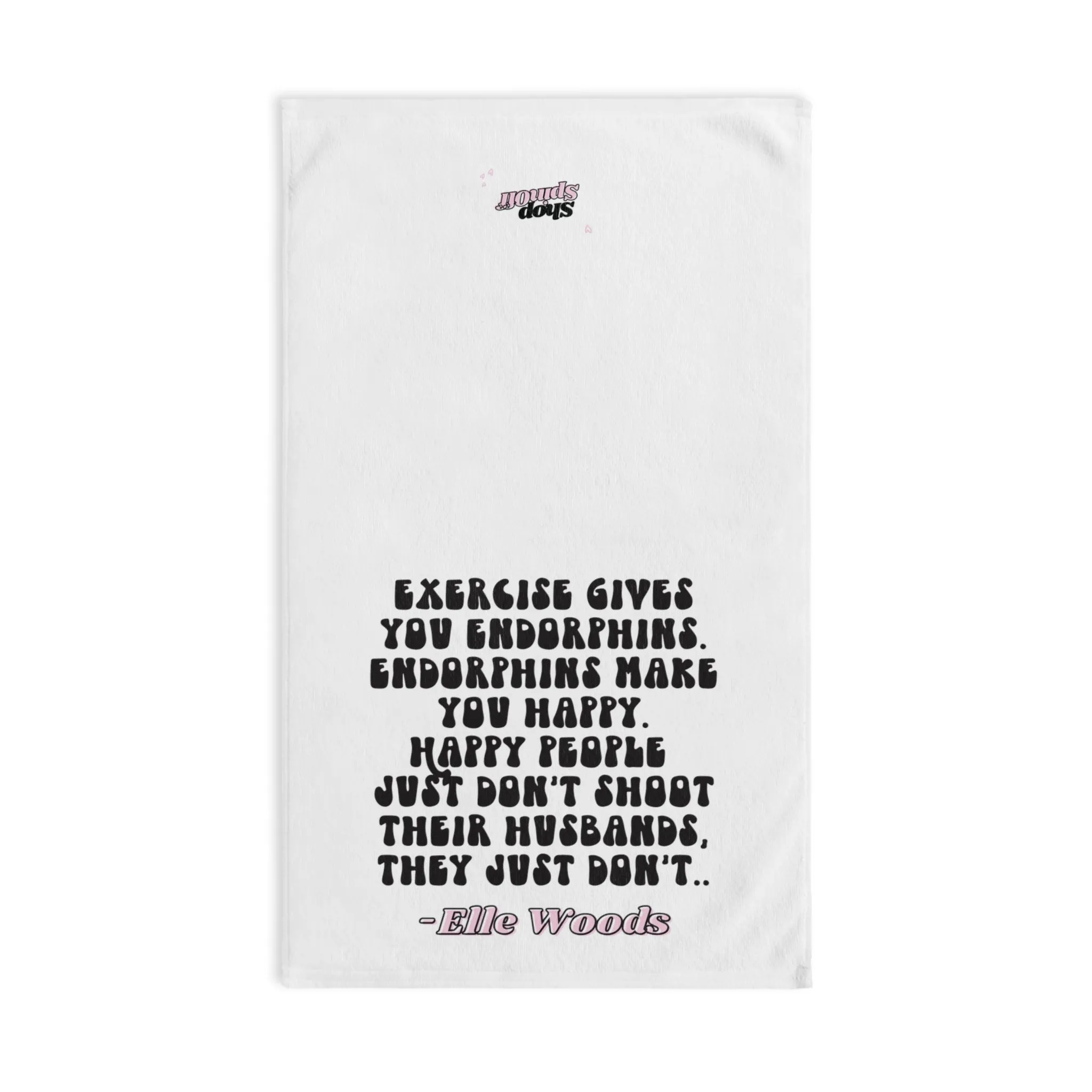 Endorphins Hand Towel | Elle Woods Inspired Workout Towel