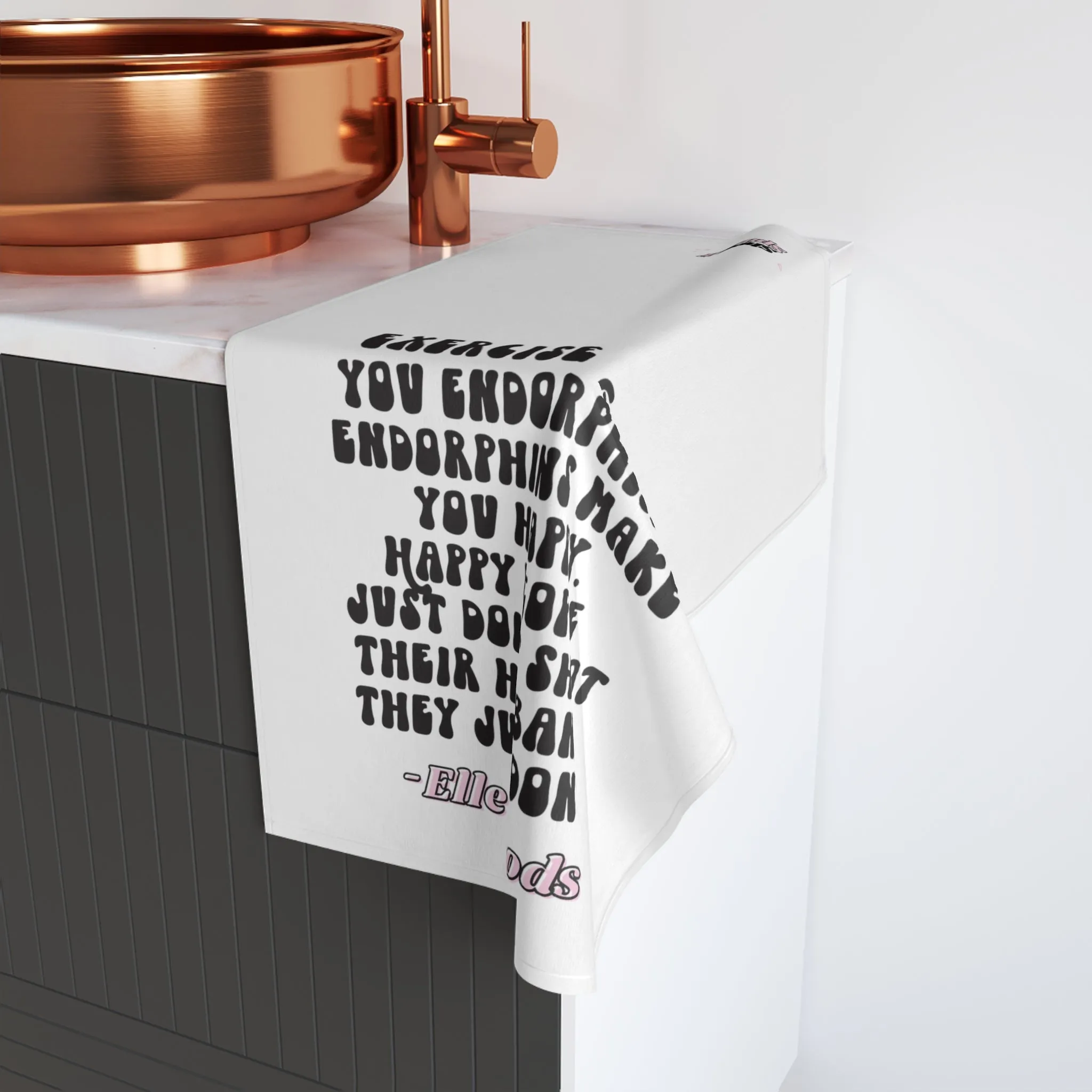 Endorphins Hand Towel | Elle Woods Inspired Workout Towel