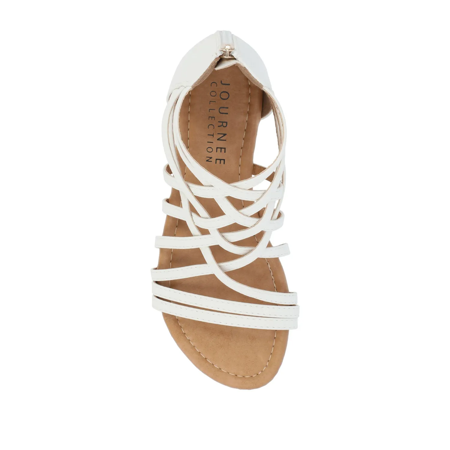 HANNI GLADIATOR SANDALS IN FAUX LEATHER