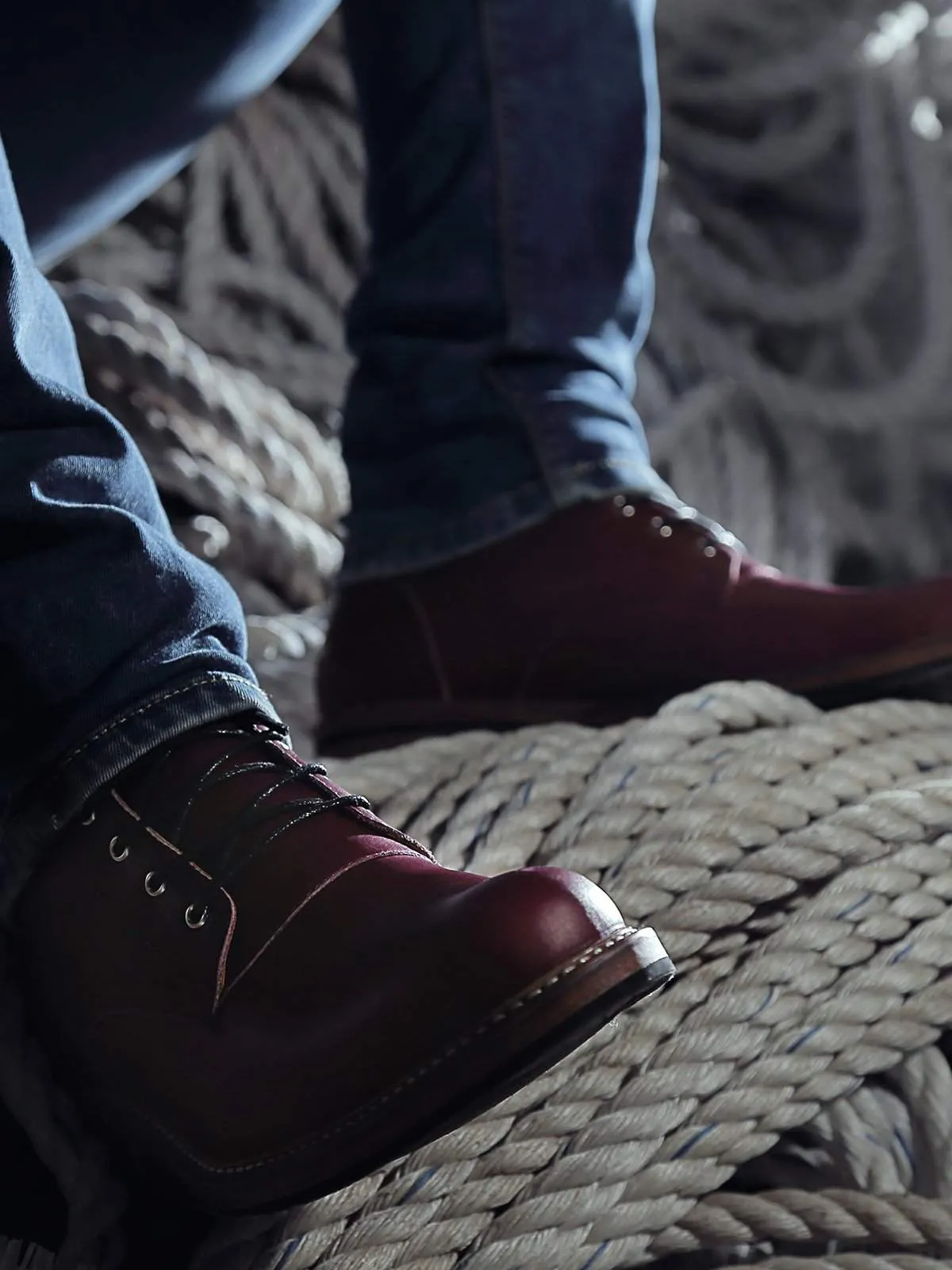 Heimdall Raider Boots Maroon