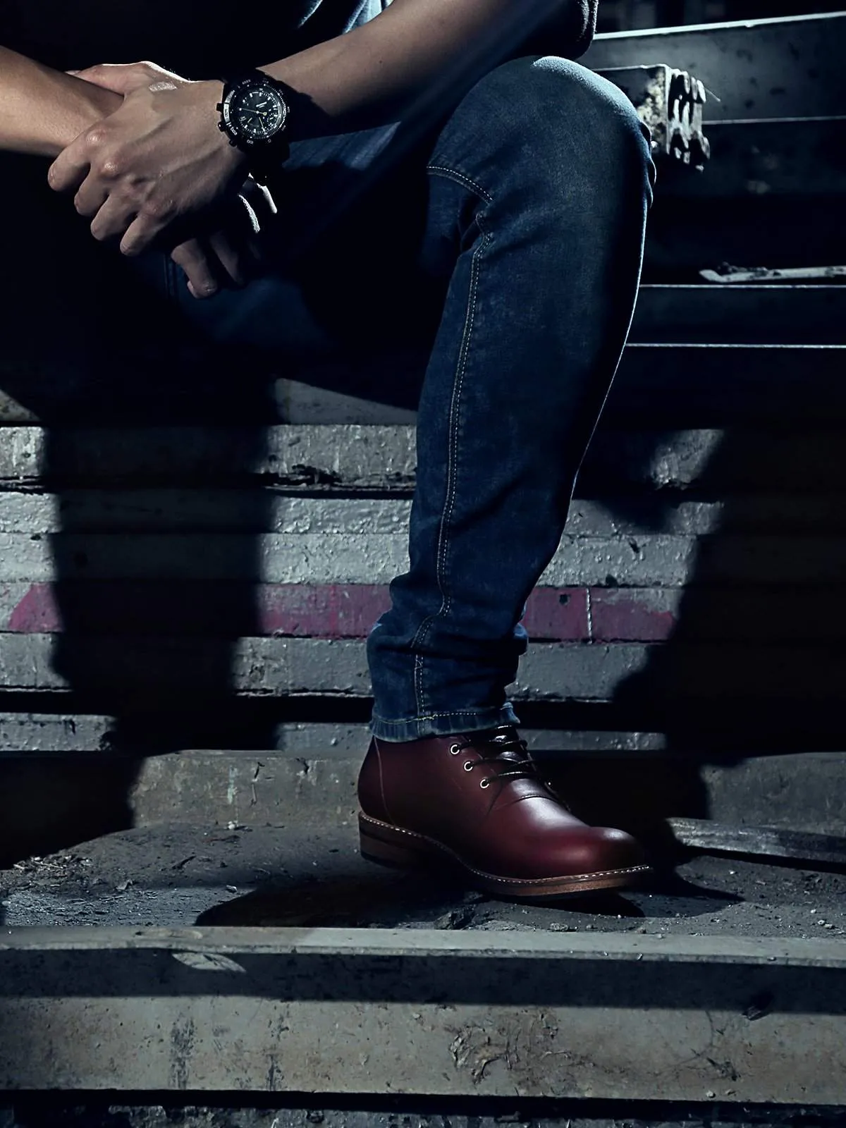 Heimdall Raider Boots Maroon