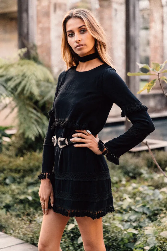 Ibiza Shift Dress Black