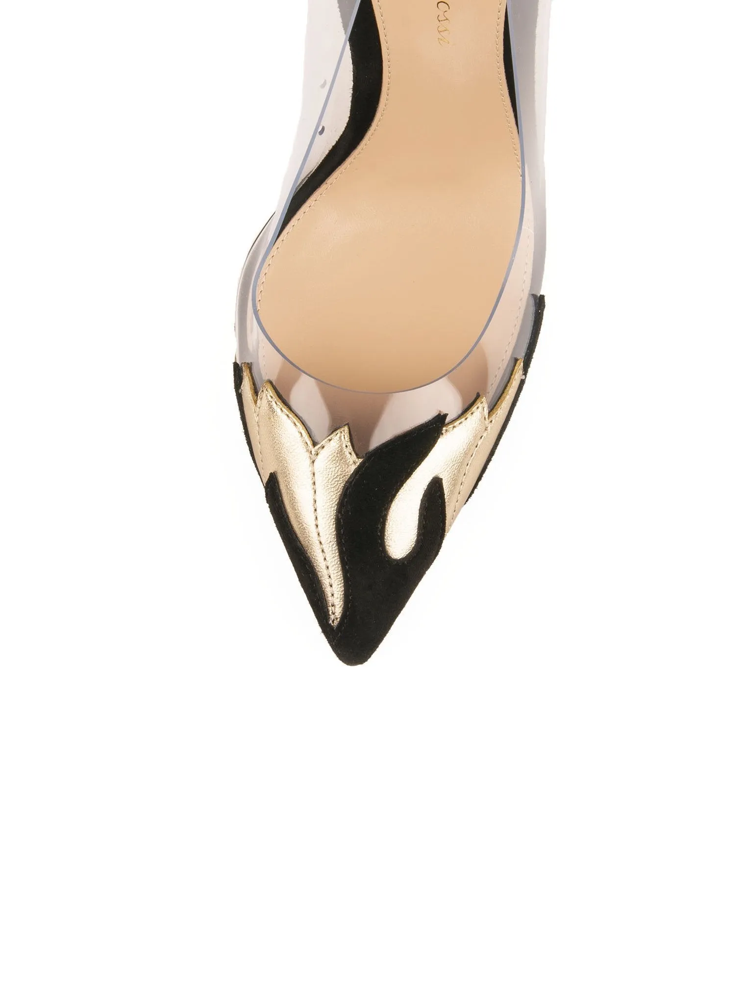 Ira High Heel Pumps - Black / Gold