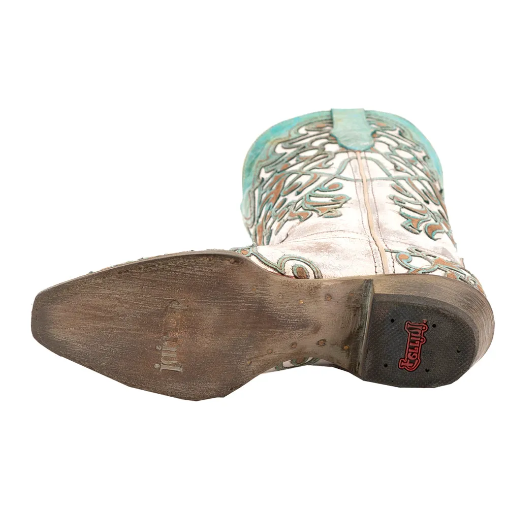 Ivy Embroidered Snip Toe Cowboy Boots