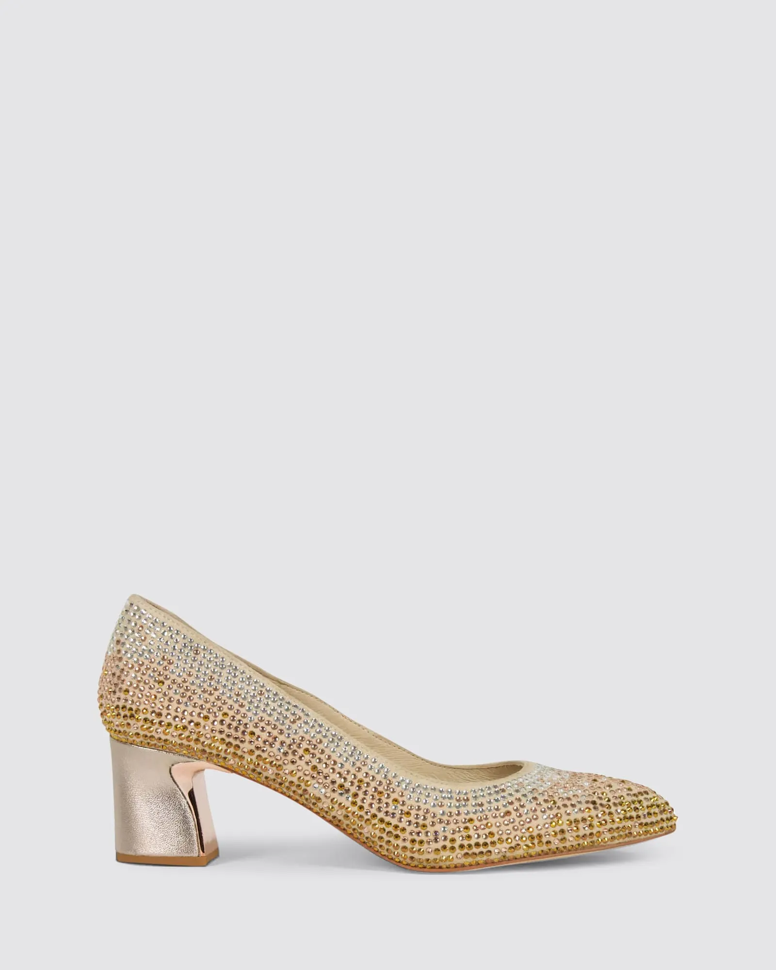 JENICE CHAMPAGNE SUEDE