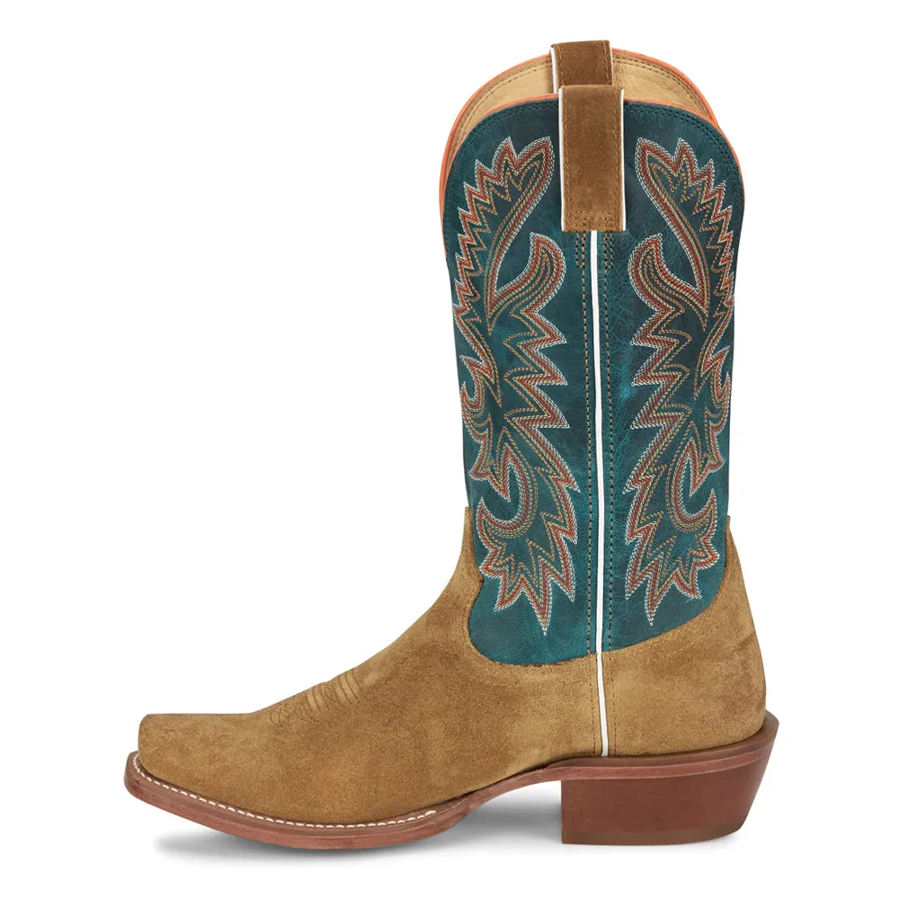 Jimmy Medium Square Toe Embroidered Cowboy Boots