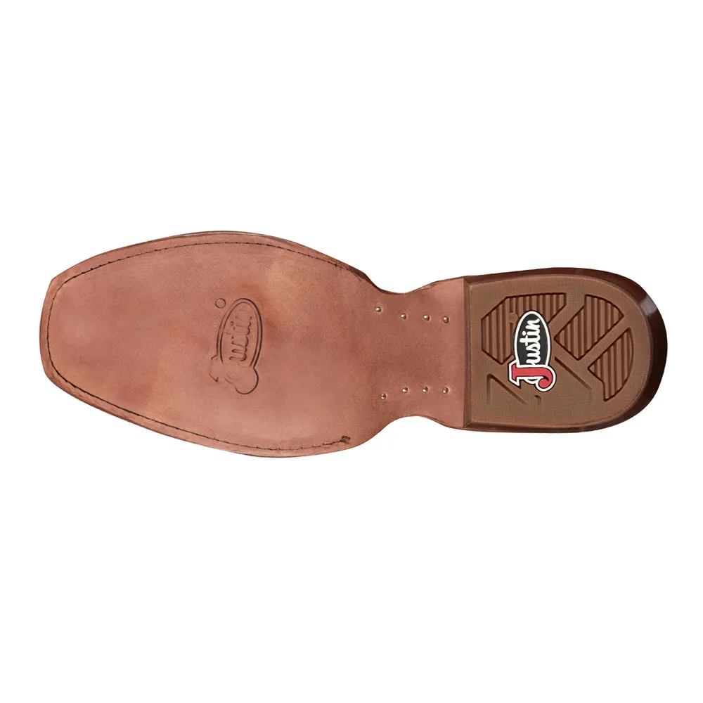 Jimmy Medium Square Toe Embroidered Cowboy Boots