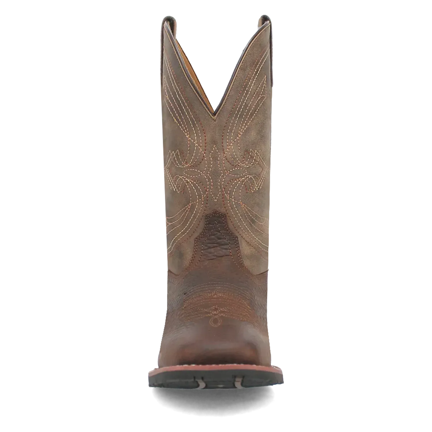Laredo Elias (Chocolate/Tan) - Men's Leather Cowboy Boots
