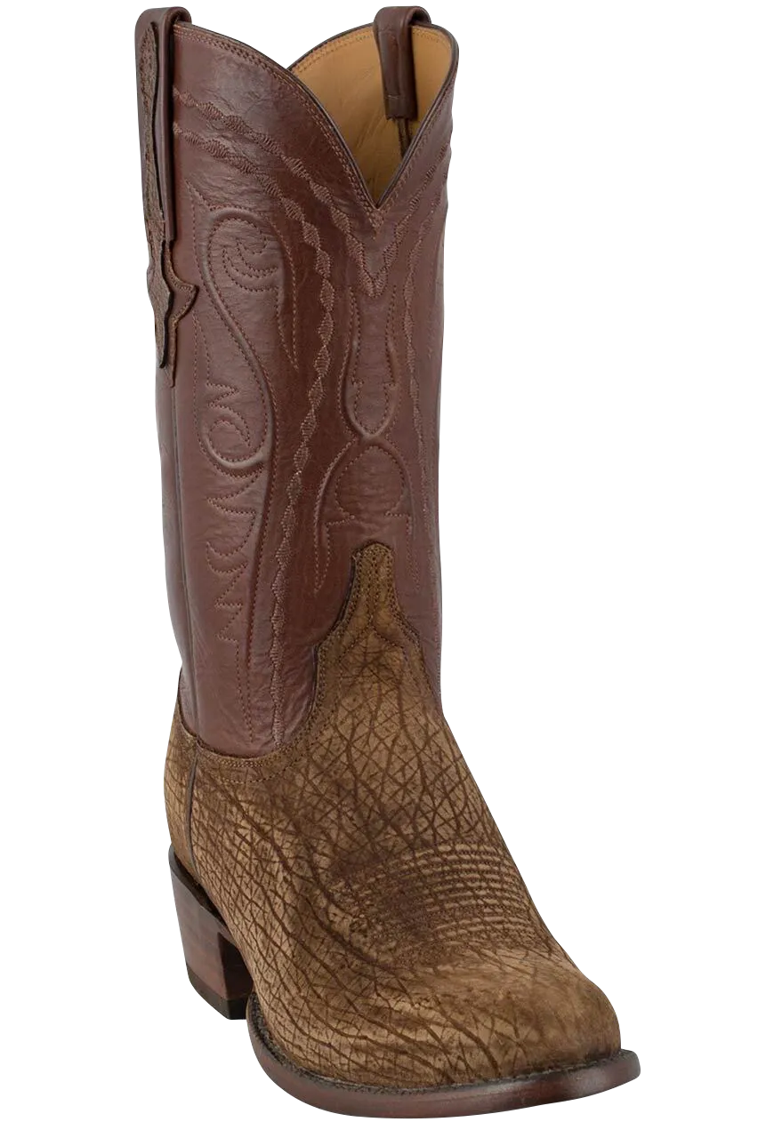 Lucchese Men's Hippo Cowboy Boots - Tan