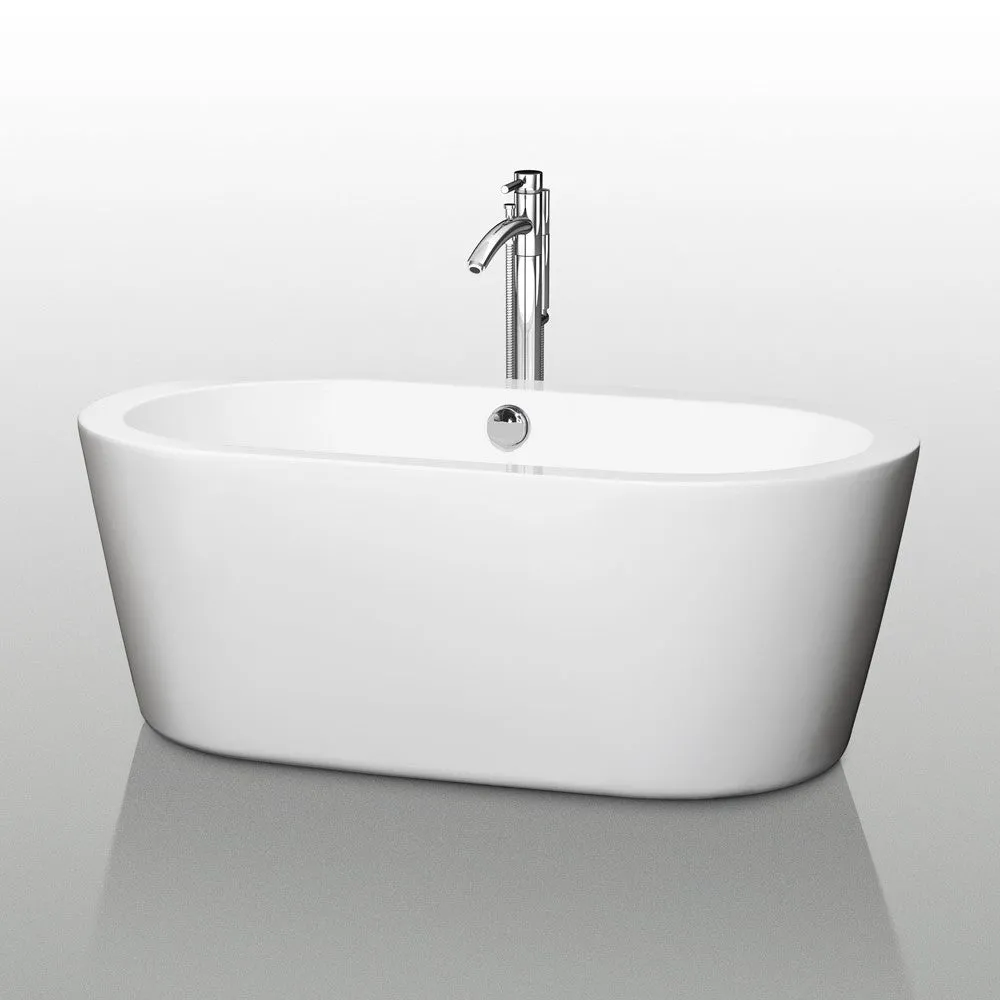Mermaid 60" Soaking Bathtub By Wyndham Collection