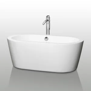 Mermaid 60" Soaking Bathtub By Wyndham Collection