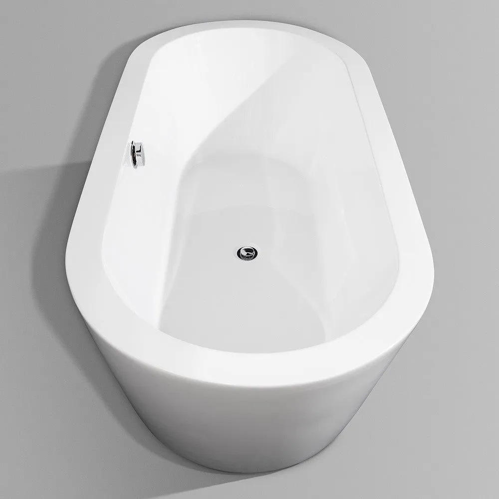 Mermaid 71" Soaking Bathtub By Wyndham Collection