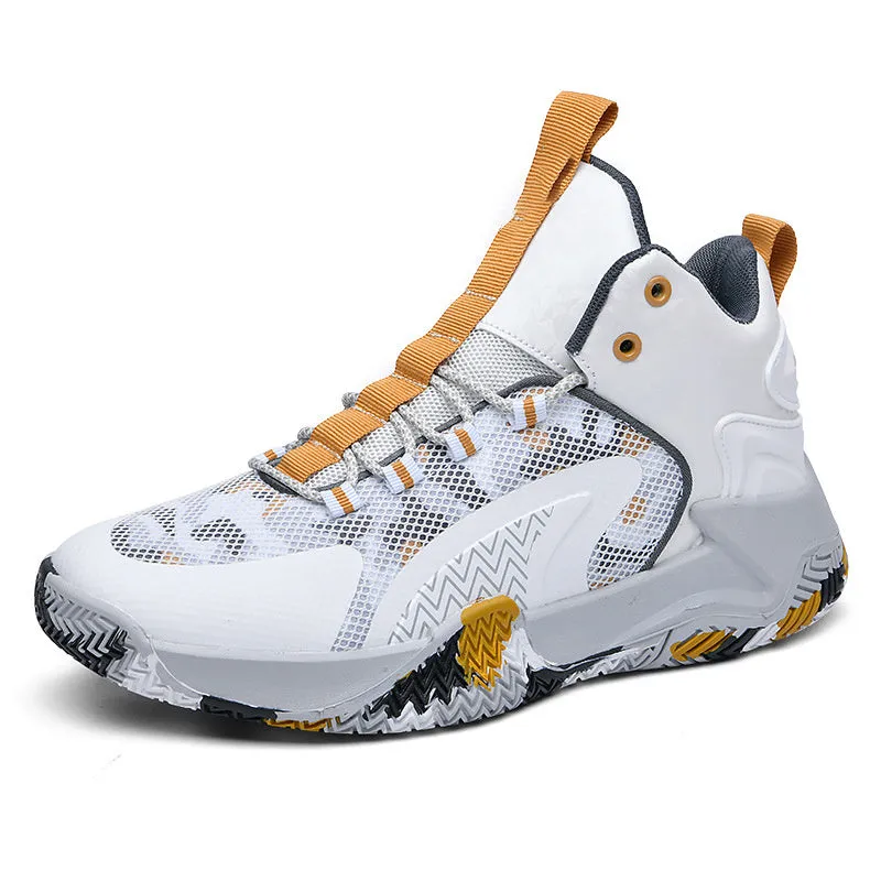 Mesh Large Size High-top Basketball Shoes Student Running