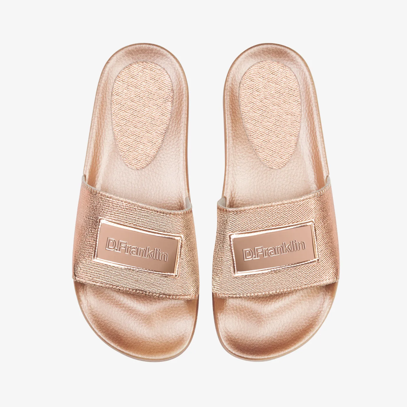 Metal Label Slides Salmon