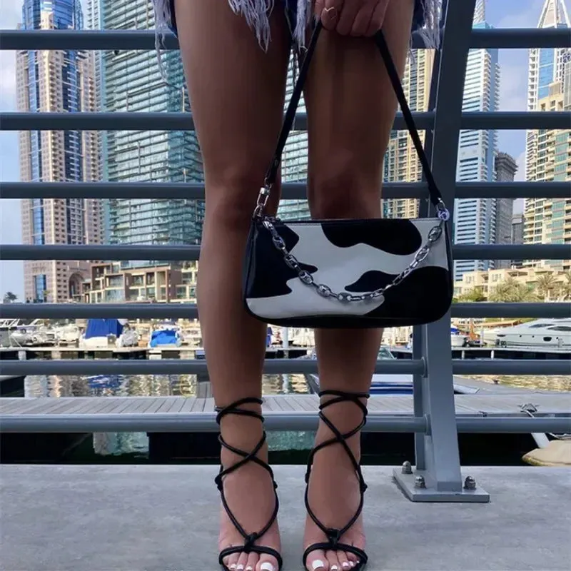 Modern Dress High Heels with Straps