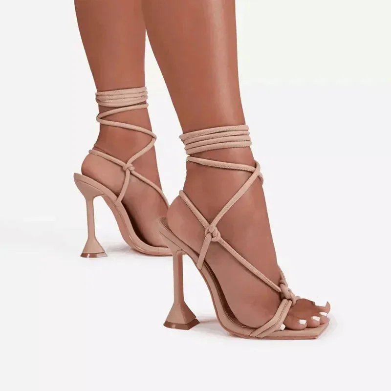 Modern Dress High Heels with Straps