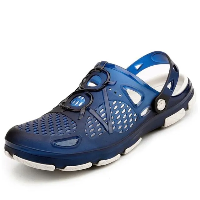 New Summer Jelly Shoes Men Beach Sandals