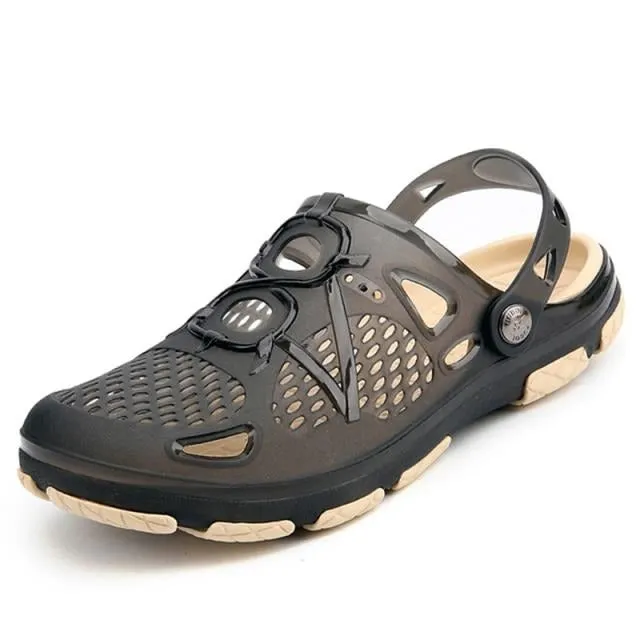 New Summer Jelly Shoes Men Beach Sandals