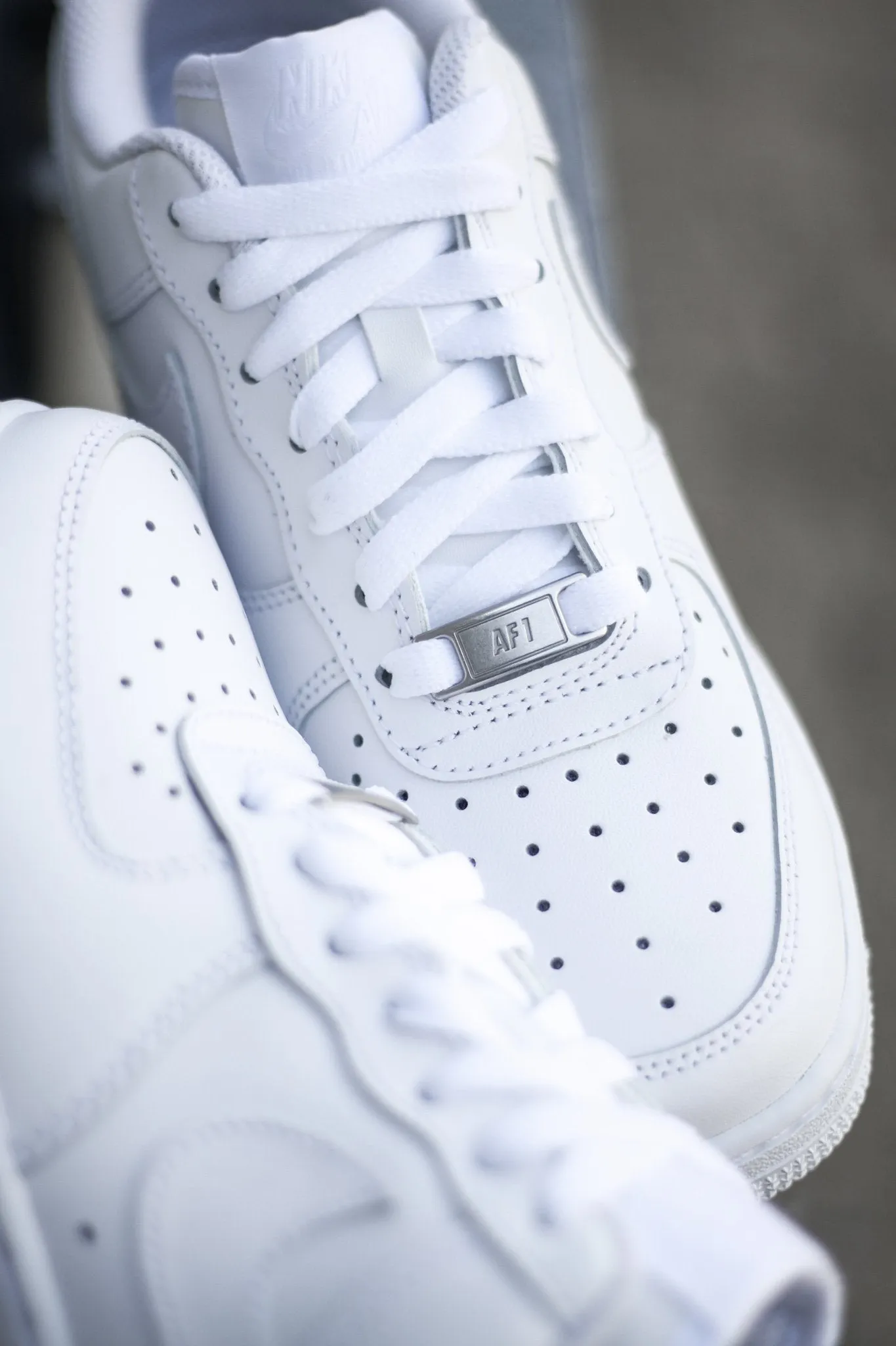 NIKE AIR FORCE 1 LE (GS) "WHITE"