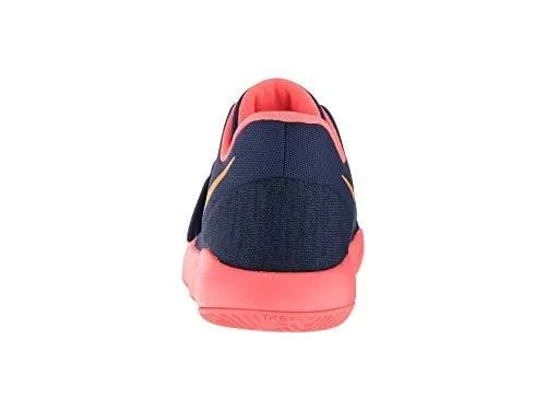 Nike Boy's KD Trey 5 VI Basketball Shoe Blue Void/Orange Peel/Flash Crimson Size 5.5 M US