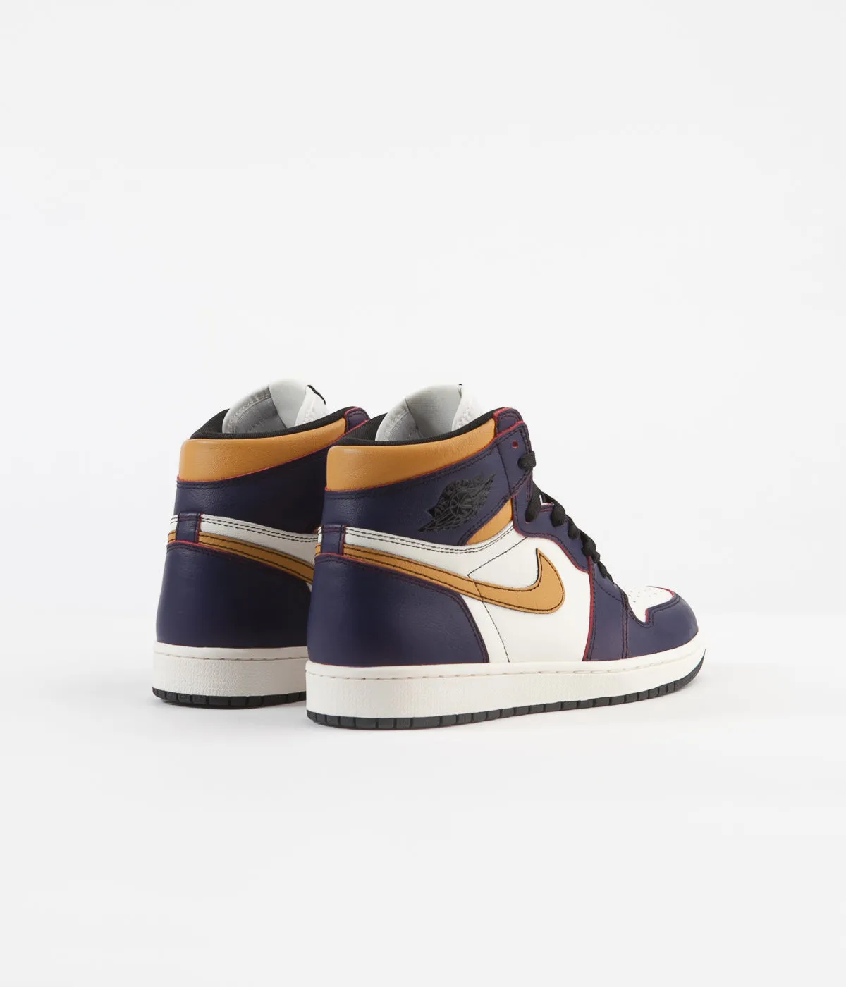 Nike SB Air Jordan 1 OG Defiant Shoes - Court Purple / Black - Sail - University Gold